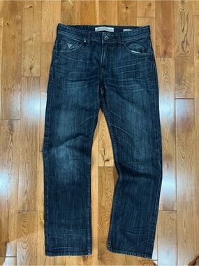 Guess Men's Dark Wash Straight Jeans